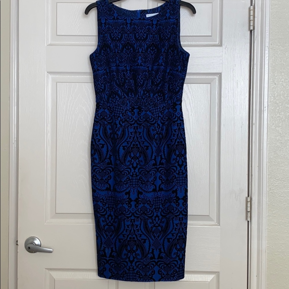 New York and Company Midnight Blue Sheath Dress